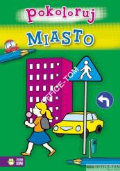 Książka POKOLORUJ MIASTO 9788378957881 Zielona Sowa