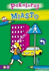 Książka POKOLORUJ MIASTO 9788378957881 Zielona Sowa