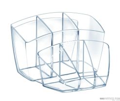 Przybornik CEP pismienniczy na biurko przezroczysty