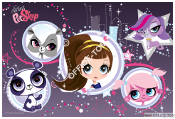 Puzzle Gwiazdy -Littlest Pet Shop 160 elementów TREFL 15236