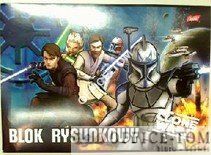 Blok rysunkowy A4, 20k. CLONE WARS