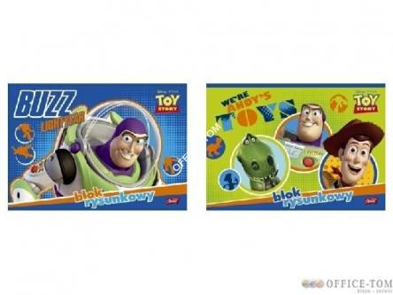 Blok rysunkowy A4, z nalepkami na okładce, 20 k. TOY STORY DISNEY UNIPAP