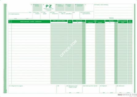 PZ przyjęcie materiału z zewnątrz MICHALCZYK I PROKOP A4 80 kartek
