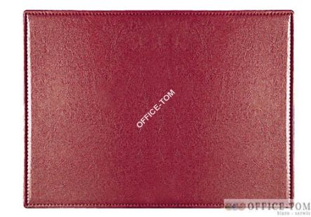 Podkładka na biurko skóropodobna, bordo Warta