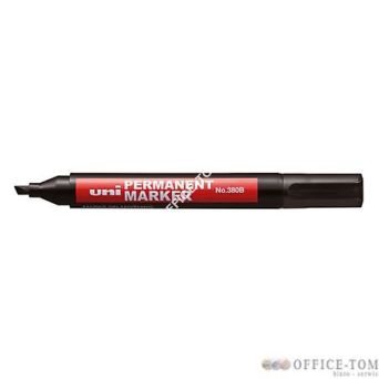 Marker permanentny UNI NO-380 czerwony 12 sztuk