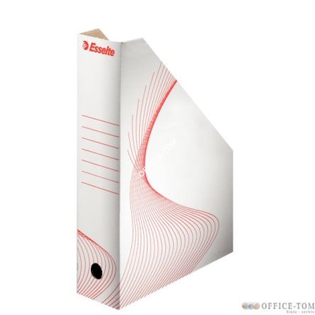 Pojemnik Kartonowy na czasopisma, Biały Esselte 80mm