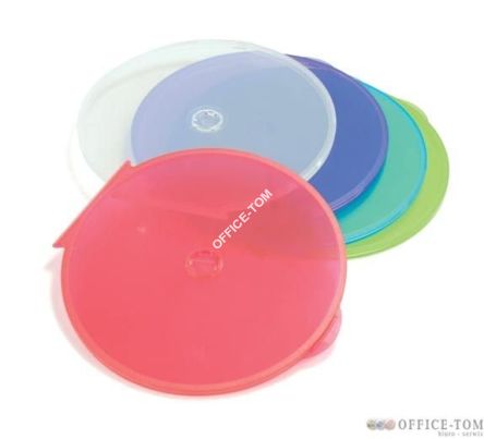 Pudełka CD FELLOWES Round na 1 CD/DVD miks kolorów 5 szt