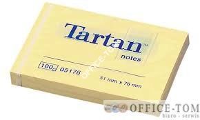 Bloczki samoprzylepne 3M TARTAN™ 5176 51x76 Żółty k