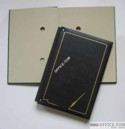 Teczka do podpisu z harmonijką 15 kart czarny Warta