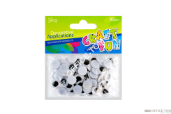 Ozdoba Dekoracyjna Oczy 12Mm CRAFT WITH FUN
