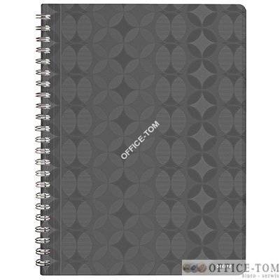 Zeszyt LEITZ Retro Chic, A4, w linię, ciemnoszary