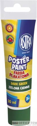 Farby plakatowe A\'30 tuba CIEM.ZIELEŃ