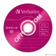 Płyta VERBATIM DVD+R  slim jewel case  4.7GB  16x  Colour - 4