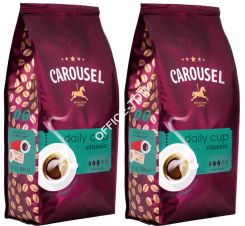 Kawa CAROUSEL CLASSIC 1kg ziarnista x 2 szt.