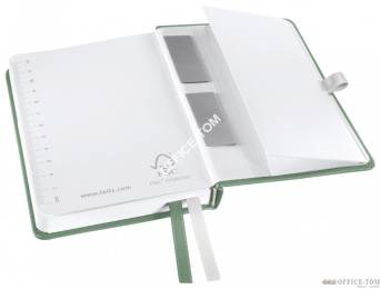 Notatnik w twardej oprawie Leitz Style A6 kratka, Pistacjowa zieleń