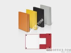 Teczka VAUPE skrzydłowa z rzepem -żółty