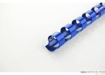 Grzbiety GBC plastikowe 6mm - 100 szt. Niebieskie