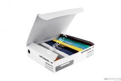 Wąsy skoroszytowe DATURA mix kolorów polipropylen, 25sztuk