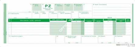 PZ przyjęcie materiałów z zewnątrz MICHALCZYK I PROKOP 1/2 A4 80 kartek