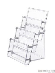 Stojak na ulotki A4 trzy kieszenie Panta Plast