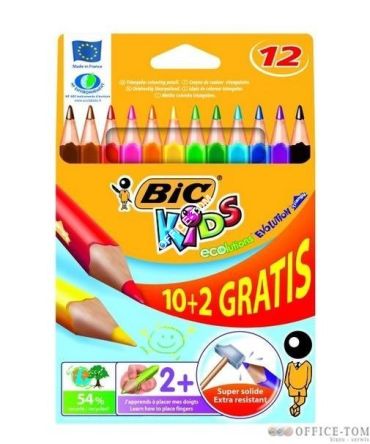 Kredki BIC Evolution Triangle Pudełko 12