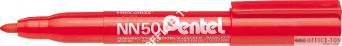 Marker gruby wodoodporny PENTEL okrągła końcówka, ekologiczne Czerwony