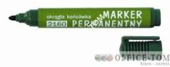 Marker D.RECT 2160 okrągły permanentny ZIELONY
