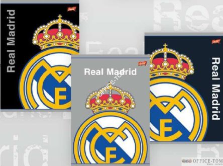 Zeszyt okładka laminowana A5, 60k., linia, REAL MADRYT ST.MAJEWSKI