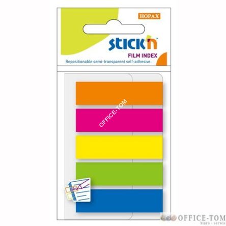 Zakładki Indeksujące Samoprzylepne.Mix 5 Kol.Neon