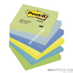 Bloczki samoprzylepne 3M POST-IT® 654MTDR 76x76 Paleta marzycielska 600k