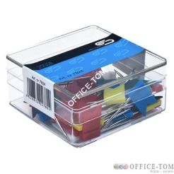 Szpilki E&D Plastic chorągiewki kolorowe 40szt opakowanie plastikowe