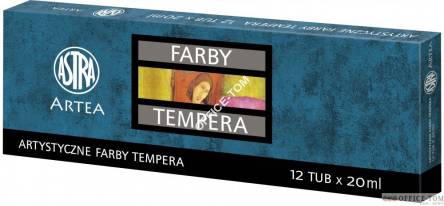 Farby tempera 12kol.A\'20 tuba