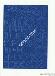 LITERY samoprzylepne 2.5cm(8szt) ciemno żółte ARTDRUK