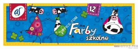 Farby szkolne \'AS\'12kol A\'20ml AST