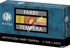 Farby tempera 6 kol.A\'20 tuba