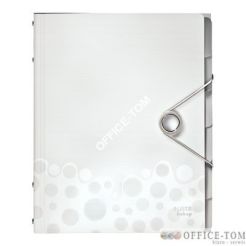 Teczka segregująca 6 przekładek LEITZ Bebop, biały