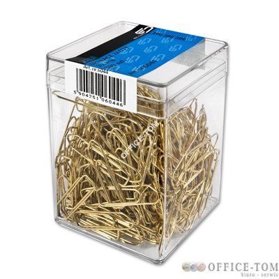 Spinacz złoty-26 (500) 6350 E&D PLASTIC plastikowe pudełko