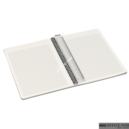 Kołonotatnik Office PP A4, w kratkę, żółty 44950015 Leitz