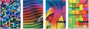 Zeszyt A5 60 kratka  UV Kolekcja nr 210 Rainbow INTERDRUK
