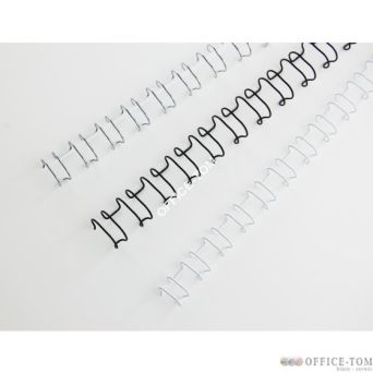 Grzbiety drutowe GBC A4 21L 10 mm SLV (100)