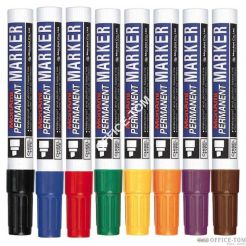 Zestaw Marker MONAMI PERMANENT, B8 mix 8 kolorów/1, okrągła końcówka