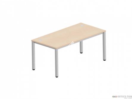 BIURKO 140X80X75 NOGI KWADRATOWE KOLOR ALU BLAT KLON Nowy Styl