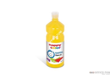 Farba Tempera Premium 1000ml,cytrynowy Happy Color