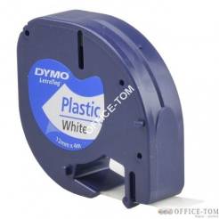 Taśma LETRAG biała  59422  DYMO 12/4                S0721560