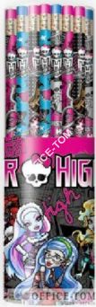 Ołówki grafitowe w tubie 60 szt. MONSTER HIGH ST.MAJEWSKI
