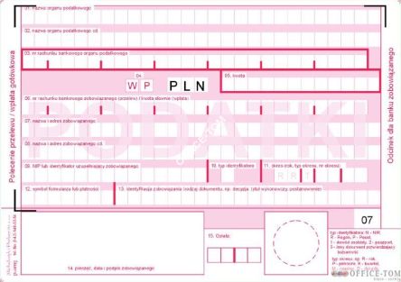 Podatki Polecenie Przelewu MICHALCZYK I PROKOP A6 80 kartek