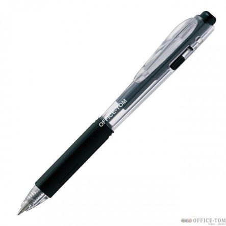 Długopis PENTEL BK437 z gumowym uchwytem automatyczny Czarny