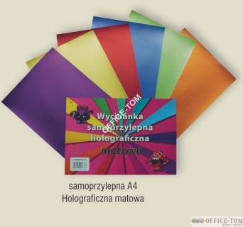 Wycinanka samoprzylepna A4 holograficzna matowa     CORMORAN *7733