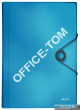 Teczka z przegródkami PP Leitz Solid, jasnoniebieska 45791030 - 2