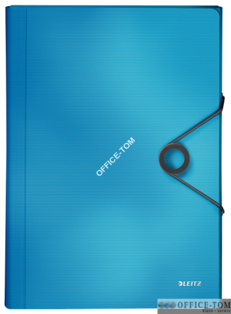 Teczka z przegródkami PP Leitz Solid, jasnoniebieska 45791030